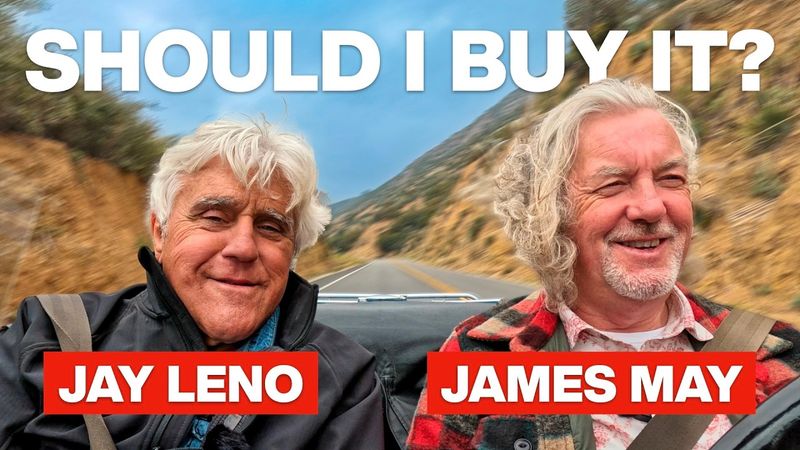 James May finally drives his dream car with Jay Leno