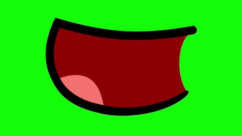 bfdi mouth Green screen (1 minute)