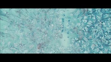 Зимняя красота с высоты птичьего полета