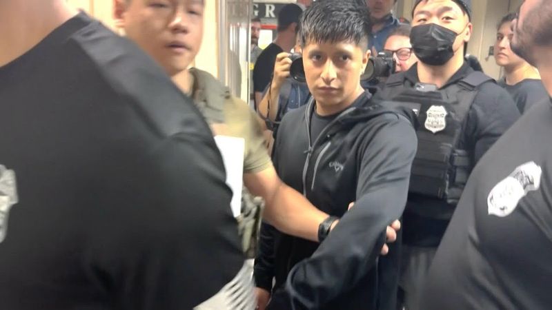 ICE agents seen inside New York court as Trump steps up deportation push | AFP