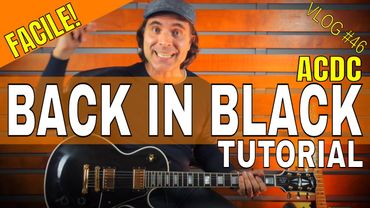 Come suonare Back in Black AcDc Tutorial Lezione di Chitarra FACILE!