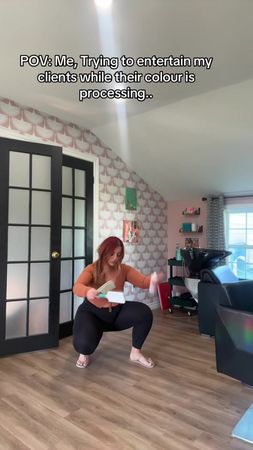After telling myself I wouldn’t be weird today.. 🤦‍♀️  #hairstylist #...