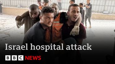 International condemnation of Israel as double strike on Gaza hospital kills at least 20 | BBC News