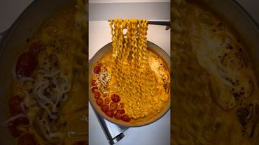 The Best Buldak Pasta Recipe #asmrfood #mukbang