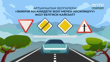 “ЭКИНЧИ МААНИДЕГИ ЖОЛ МЕНЕН КЕСИЛИШҮҮ” ЖОЛ БЕЛГИСИ КАЙСЫЛ?