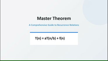 Master Theorem (قضیه اصلی) Explained – Complete Guide to Divide & Conquer Algorithms