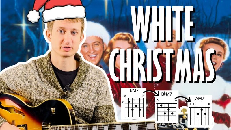 White Christmas - Jazz Chord Melody Arrangement - Playthrough + Lesson with TABS!