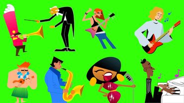 MUSICIANS Green Screen (MUSIC Overlays) 🎵🎹