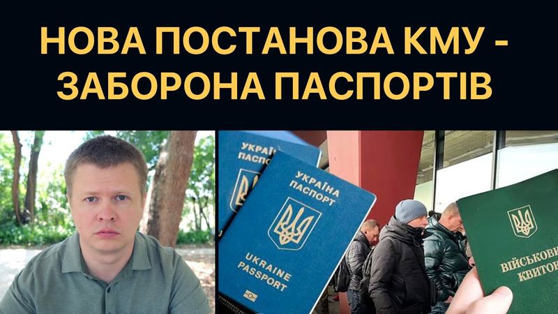 Постанова КМУ – Повна заборона видачі паспортів за кордоном