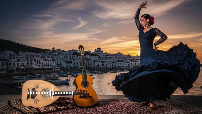 Spanish Guitar Music with Strong Flamenco Passion