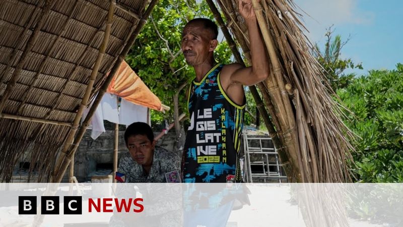 The Philippines island standing up to Beijing in the South China Sea | BBC News