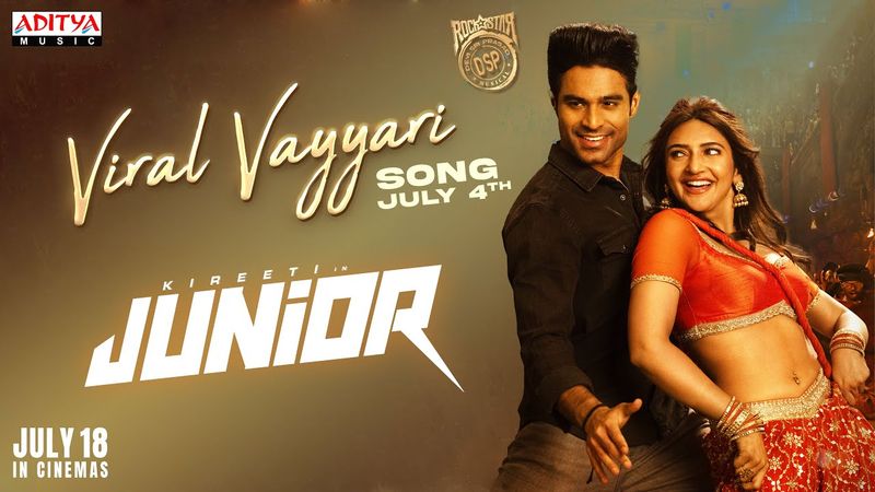 #Junior Movie Second Single #ViralVayyari Announcement | Kireeti, Sreeleela | Radha Krishna | DSP
