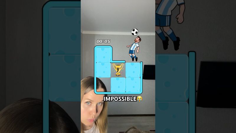 Ronaldo Football Challenge⚽️🏆IMPOSSIBLE😱#shorts