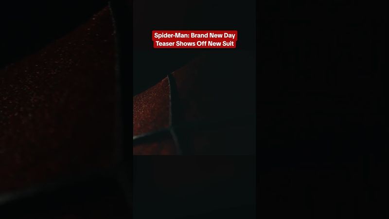 Tom Holland's new Spider-Man suit has RAISED WEBBING! #spiderman #suit #marvel #sony #movie #teaser