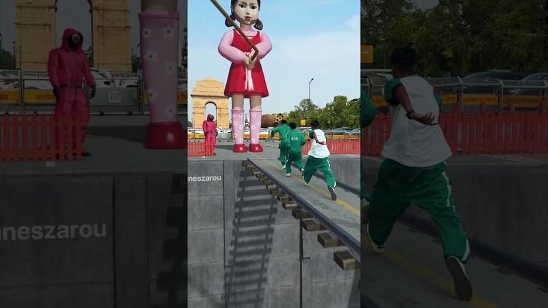 Squid Game arrived in India 🇮🇳 🦑 #yzfamily