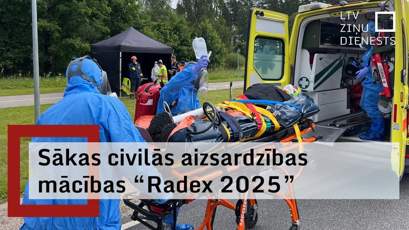 Kā rīkoties bioloģiska apdraudējuma gadījumā? Notiek civilās aizsardzības mācības