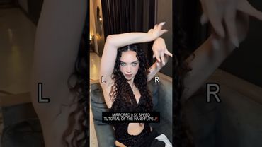 Mirrored 0.5x Speed Gabriela Hand Flip Tutorial 🥀 #katseye