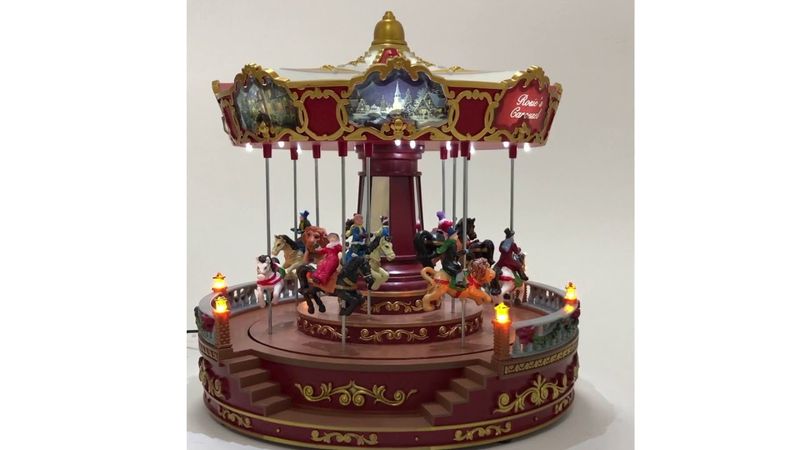 Новогодний декор Timstor Карусель большая с подсветкой 180367
