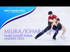 Riku MIURA / Ryuichi KIHARA | Pairs Short Program | Angers 2025 | #GPFigure
