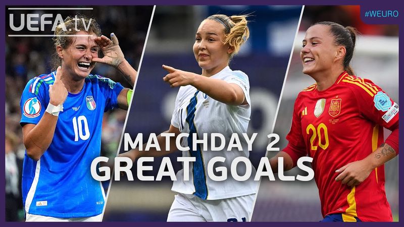 GIRELLI, SEVENIUS, PINA | Women's EURO STUNNERS Matchday 2 #WEURO2025