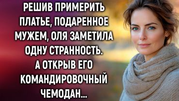 Решив примерить платье, подаренное мужем, Оля заметила одну странность. А открыв чемодан...
