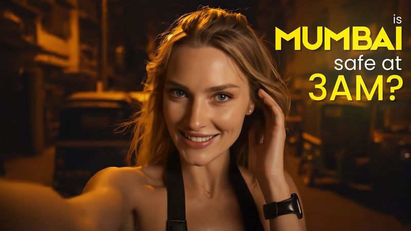 Alone in Mumbai at 3AM 🤬 - What Really Happened Shocked Me  | AI Vlog | Google Veo 3