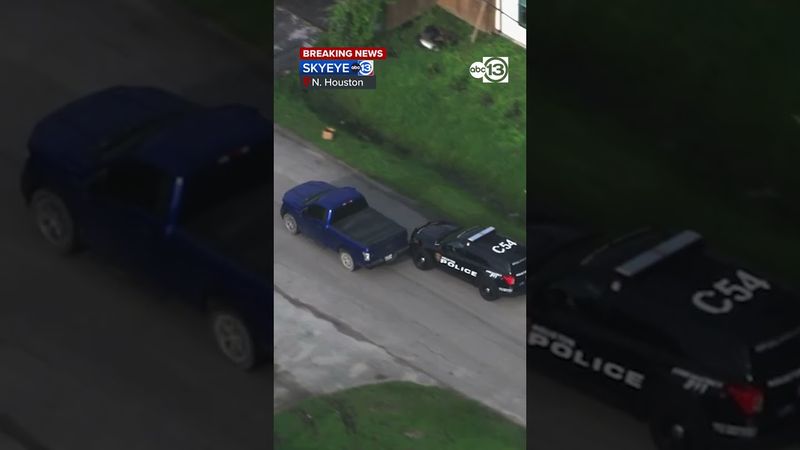 Breaking News: Stolen truck leads to police chase in N. Houston.