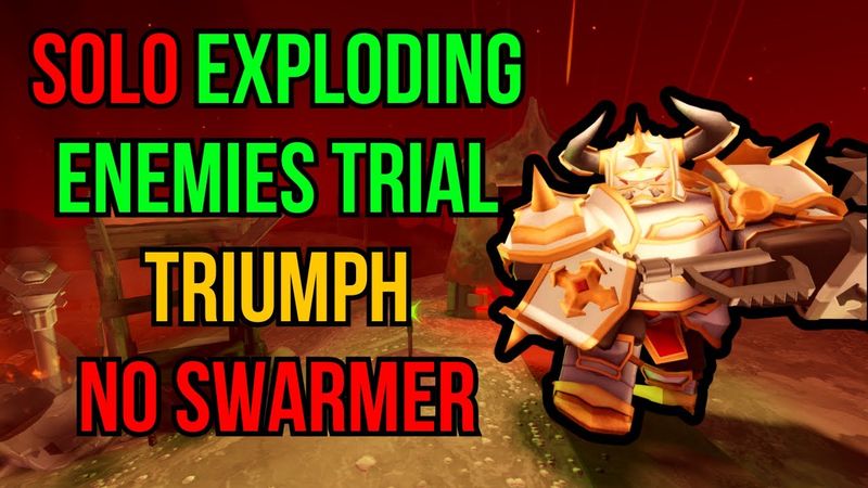 [NO SWARMER] SOLO EXPLODING ENEMIES TRIUMPH ON WRECKED BATTLEFIELD 2 | Roblox TDS