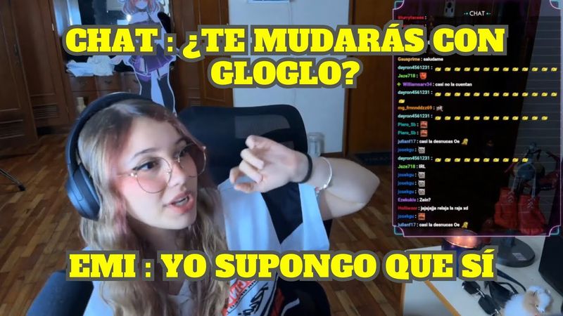 EL CHAT LE PREGUNTA A EMIKUKIS SI SE MUDARÁ CON GLOGLO