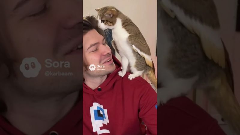 Фиксай играется с мяул 🥰￼