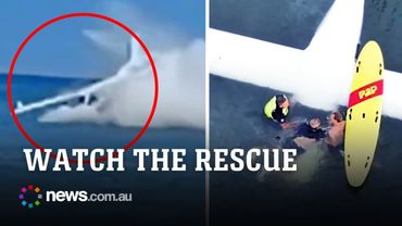 Pilot rescued within 30 seconds after ocean plane crash