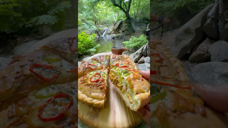 Dilimlenmiş Hamurda Soslu Tavuk Pişirme? 🥮 🐔 - cooking chicken with sauce in sliced dough