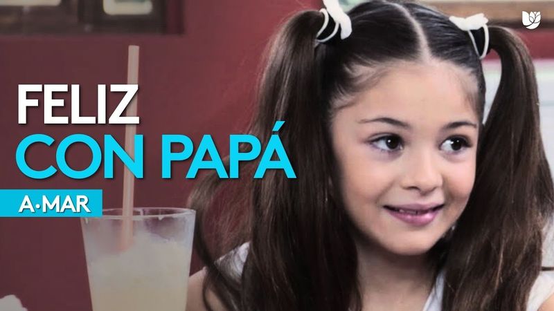 Azul se pone feliz al estar cerca de su papá Sergio | A.Mar | Capítulo 25