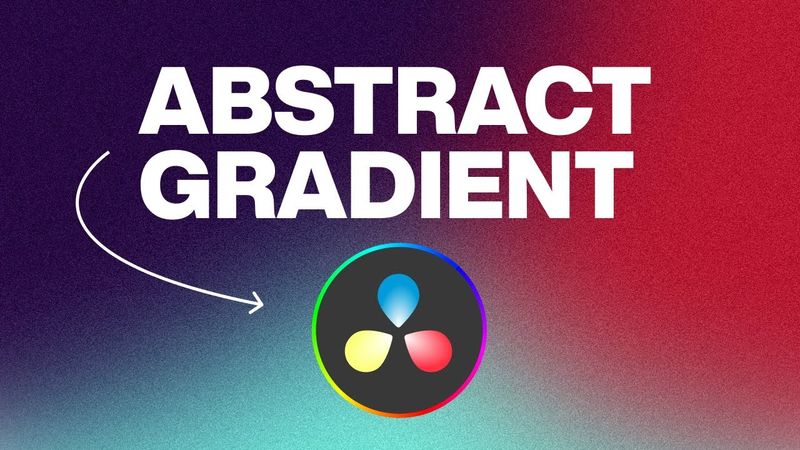 Abstract Gradient Background in Davinci Resolve 18 (Fusion Tutorial)