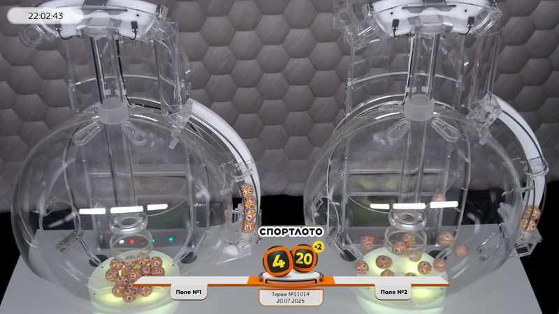 Столото представляет | Лотерея «Большое Спортлото». Тираж № 2374 от 20.07.2025 г.