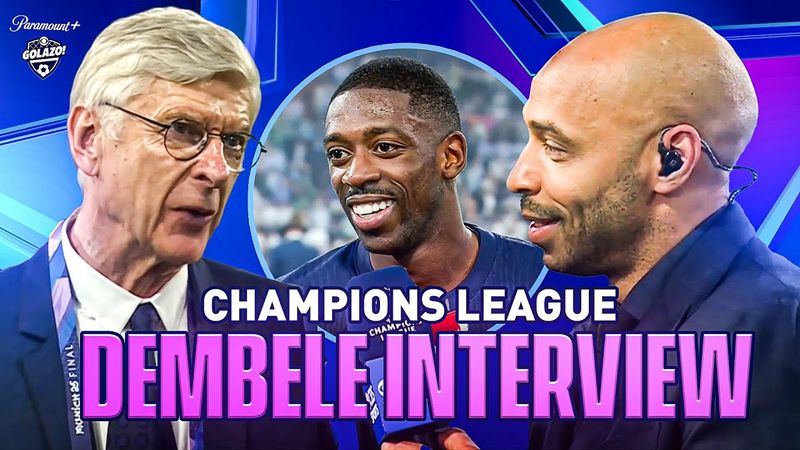 Arsene Wenger and Ousmane Dembele React as PSG SMASH Inter in Final!💥🏆 | UCL Today