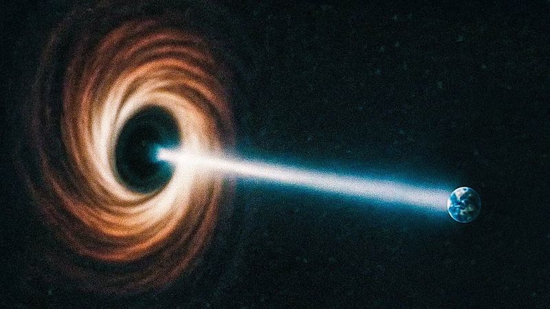 Затерянная в космосе гигантская черная дыра вернулась