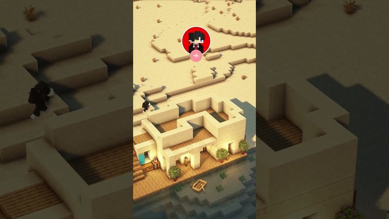 Minecraft Beach House ⛱ Link in Bio  #minecraft