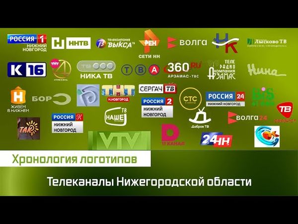 Хронология логотипов региональных каналов. Телеканалы Нижегородской области