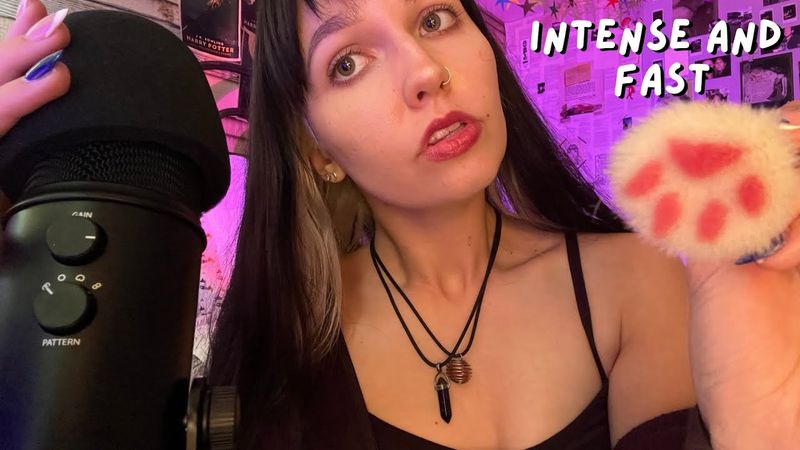 ASMR | Fast and INTENSE Mic Triggers (Mic Pumping, Scratching, Brushing) 