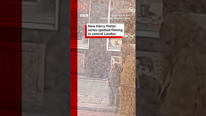 New Harry Potter TV series spotted filming in central London. #BBCNews
