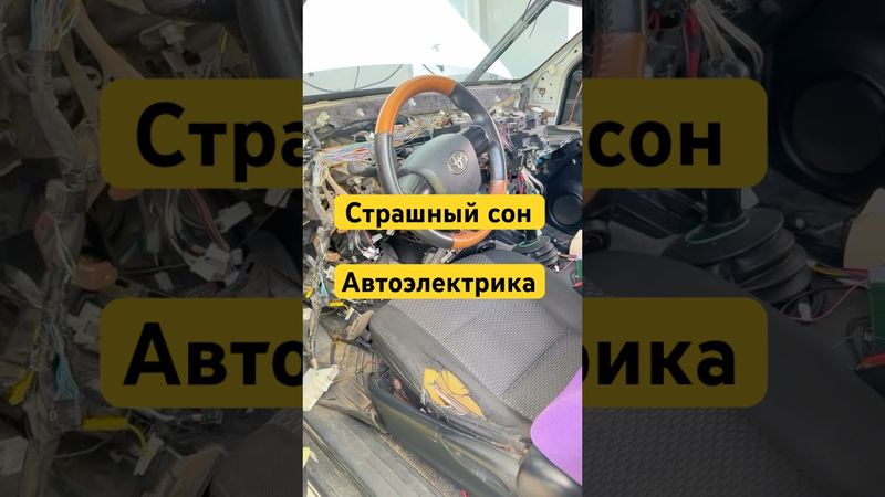 Страшный сон авто электрика где то наши коллеги #automobile #автомобильнаяэлектроника #locksmith