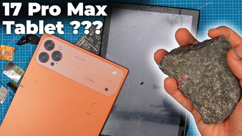 INSTAGRAM'da SATILAN SÖZDE 16GB RAM'li 1TB HAFIZALI 17 PRO MAX (?) TABLET!!!