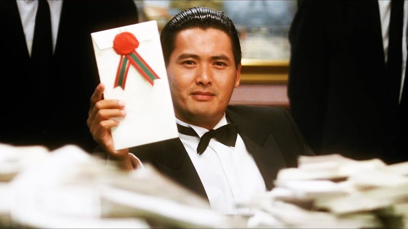 周润发气场最炸裂的电影，据说是随意发挥，却成为全剧最经典，这演技绝了！