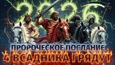 ПРОРОЧЕСКОЕ ПОСЛАНИЕ НА 2026 ГОД: 4 ВСАДНИКА ГРЯДУТ! Элизабет Мари