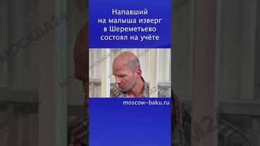 Напавший на малыша изверг в Шереметьево состоял на учёте