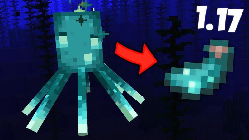 СВЕТЯЩИЙСЯ СПРУТ в МАЙНКРАФТ 1.17 / Снапшот 21w03a