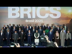 BRICS heads of state and partners pose for family photo in Rio | AFP