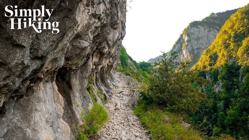 France's Iconic Cliff-Edge Trail: Walk The MAST ROAD in Pyrenees Mountains | Chemin de la Mâture 4K
