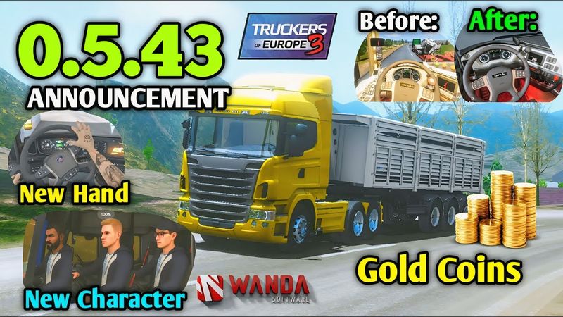 🚚Mega Update 0.5.43 ; Mode New Features And Details In Truckers of Europe 3 🏕 | Truck Gameplay